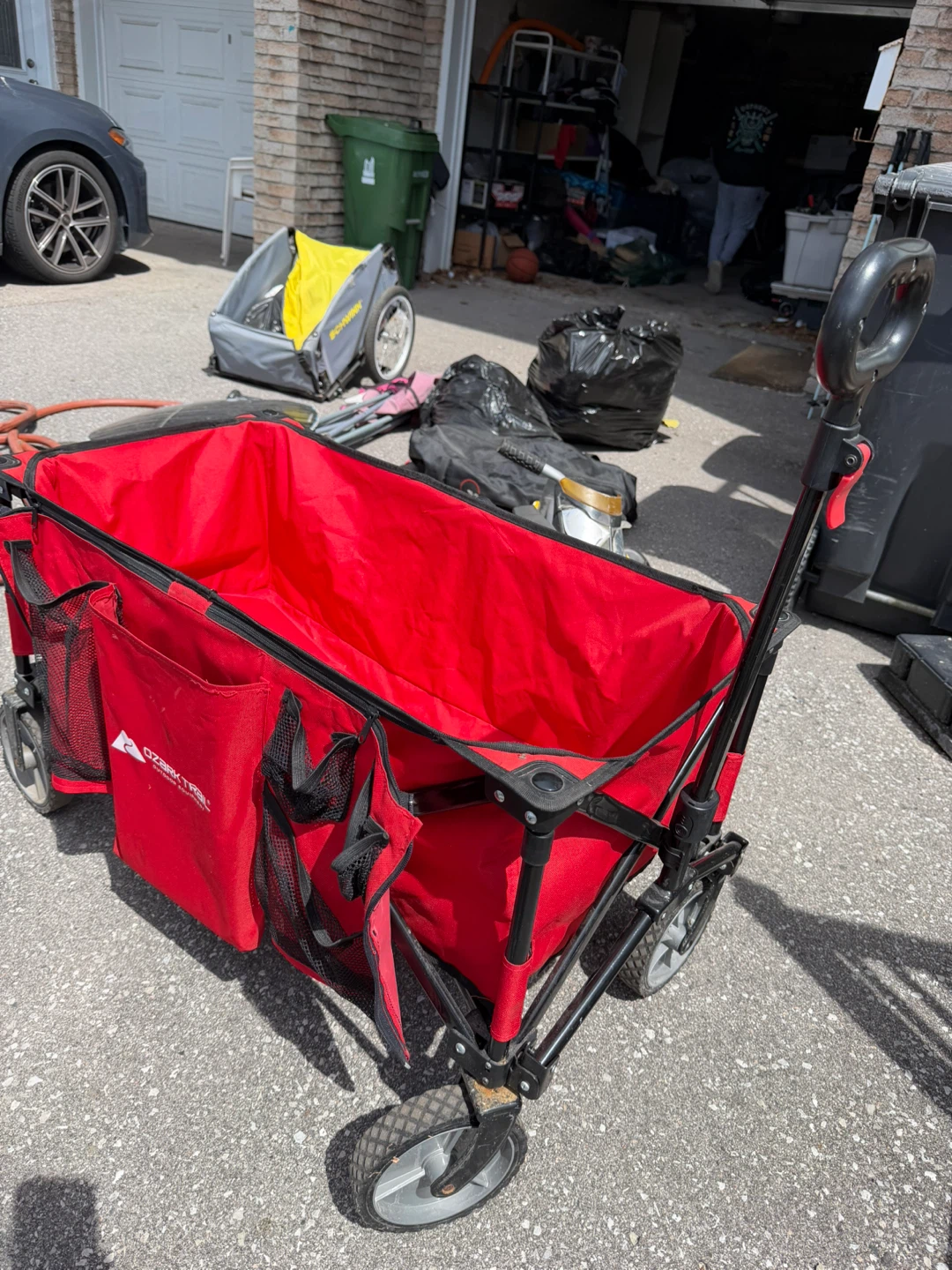 Ozark Trail Red Folding Outdoor Wagon