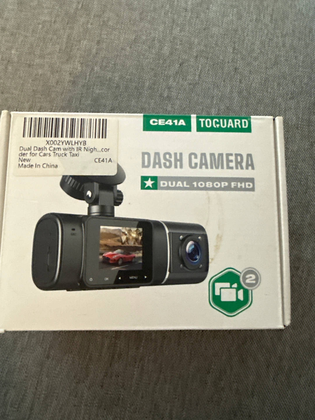 TOGUARD Dual Dash Cam CE41A