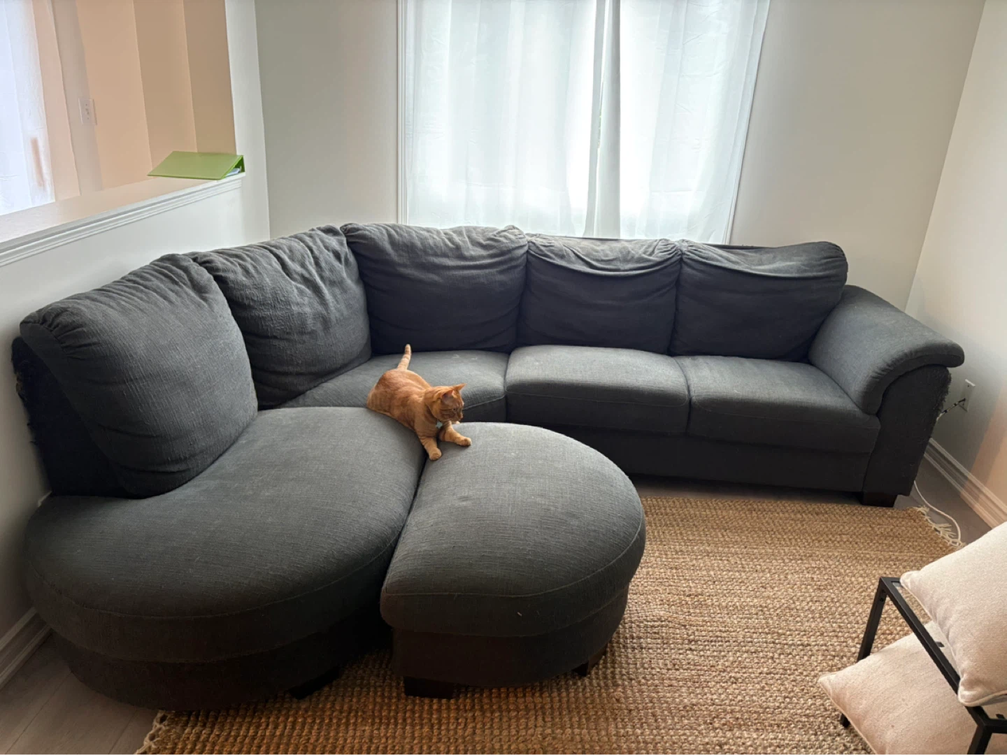 Grey IKEA TIDAFORS Sectional Sofa