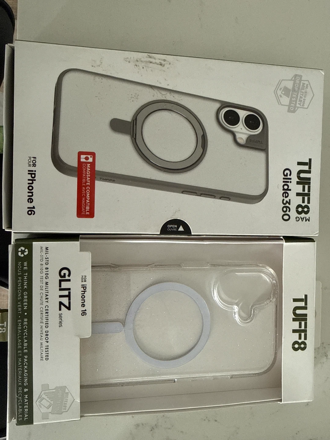TUFF8 iPhone 16 Cases Bundle MagSafe Clear New