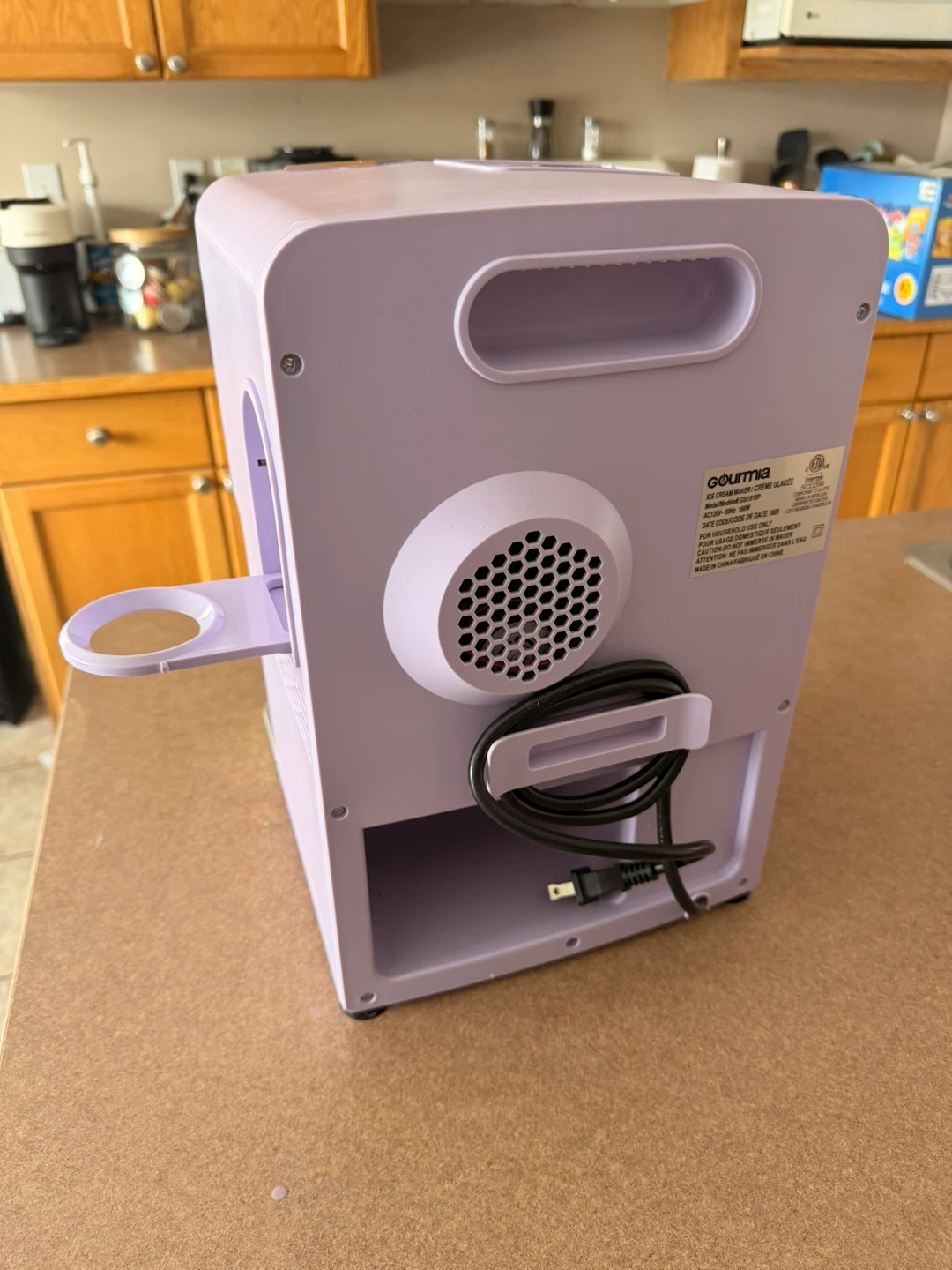 Gourmia Soft Serve Ice Cream & Frozen Drink Maker - Lavender - photo 4