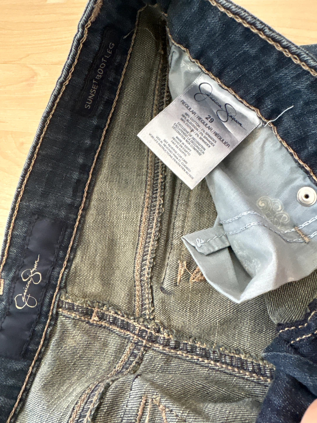 Jessica Simpson Sunset Bootcut Jeans - Size 29 - photo 3