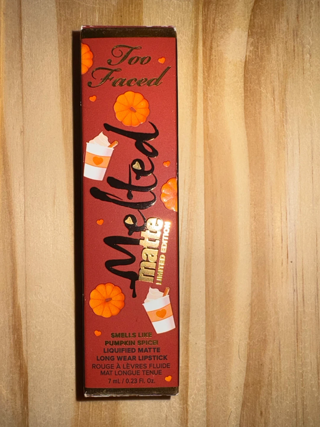 Too Faced Melted Matte Limited Edition "Pumpkin Spice" Lipstick