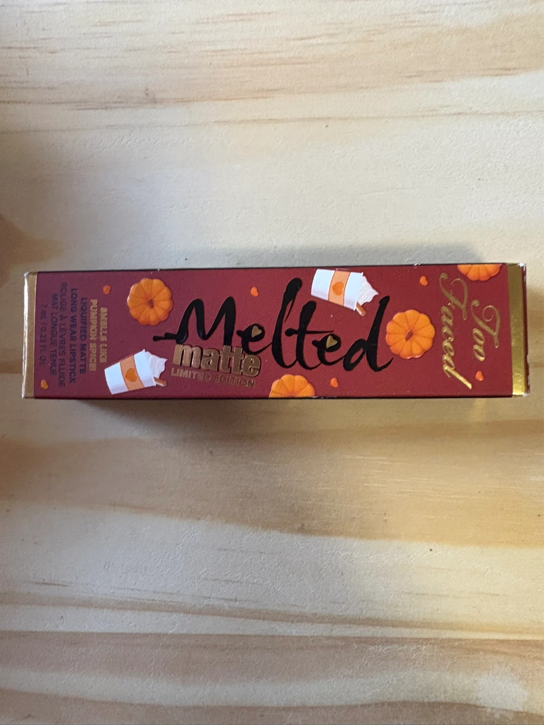 Too Faced Melted Matte Limited Edition "Pumpkin Spice" Lipstick - photo 3