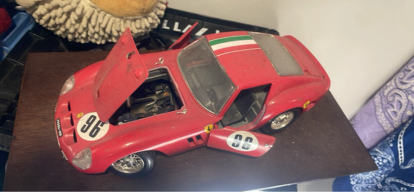Red Ferrari 250 GTO Model Car/LIGHTER - photo 3