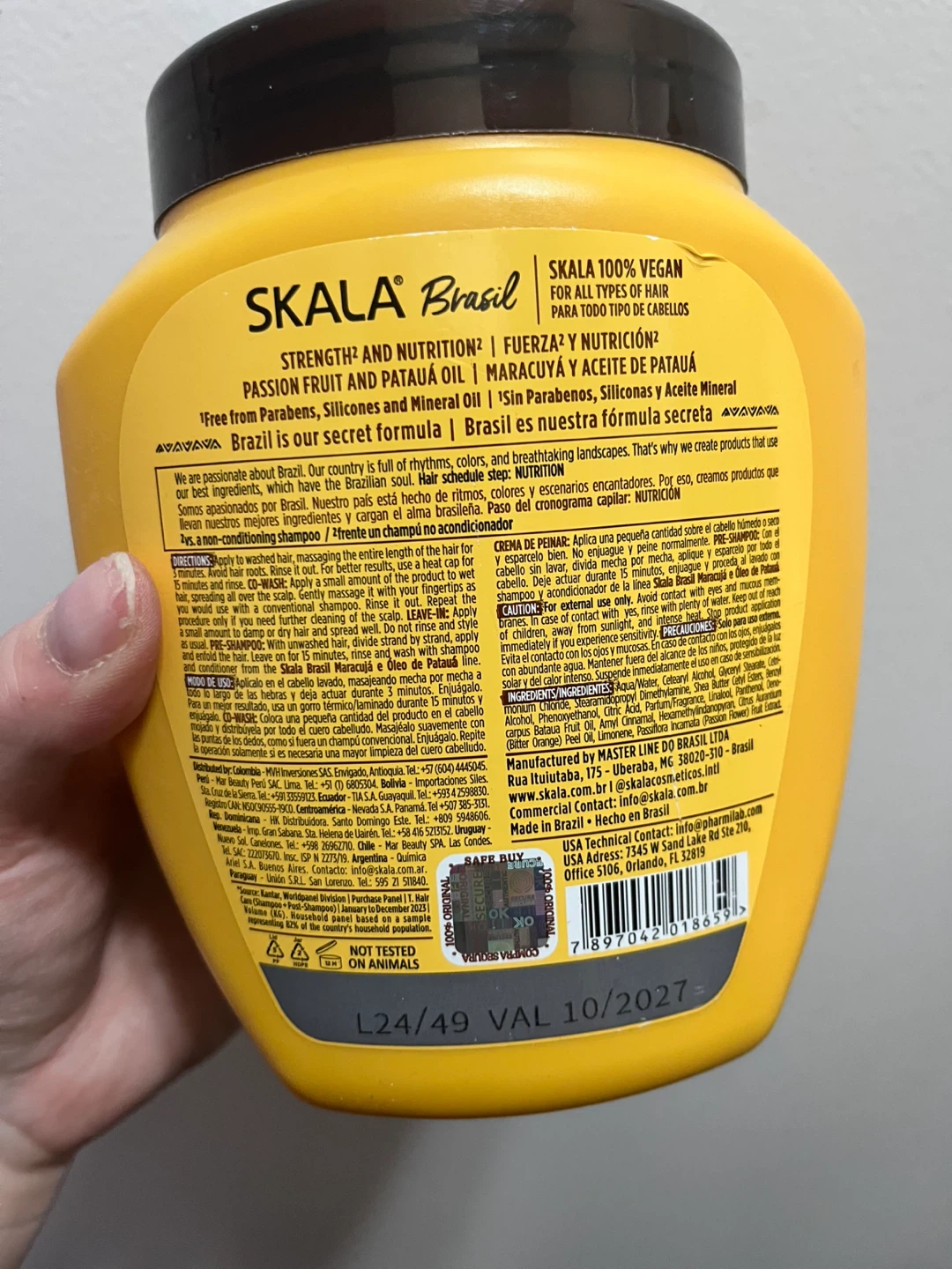New Skala Brazil Hair Cream 1000g - photo 2