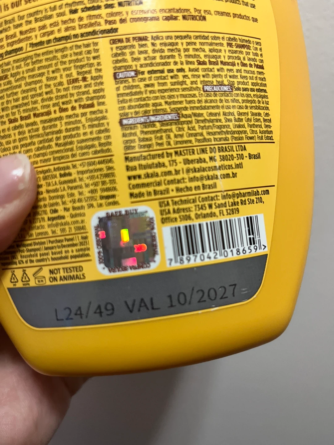 New Skala Brazil Hair Cream 1000g - photo 4