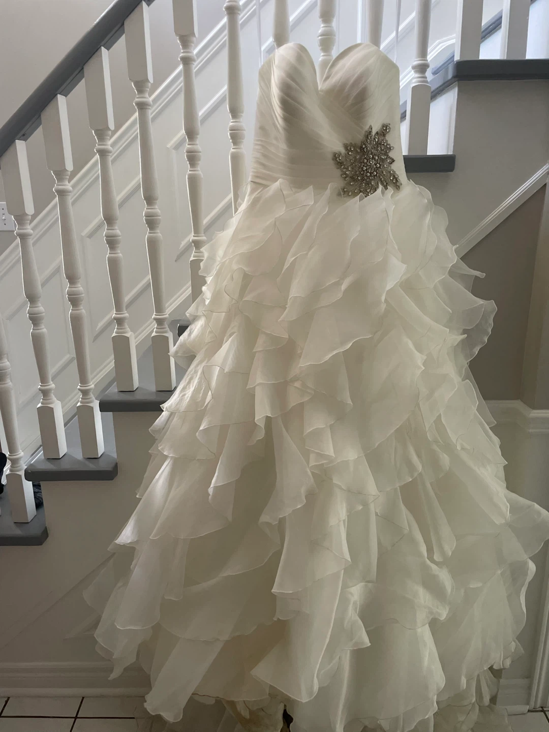 Ivory Strapless Wedding Dress
