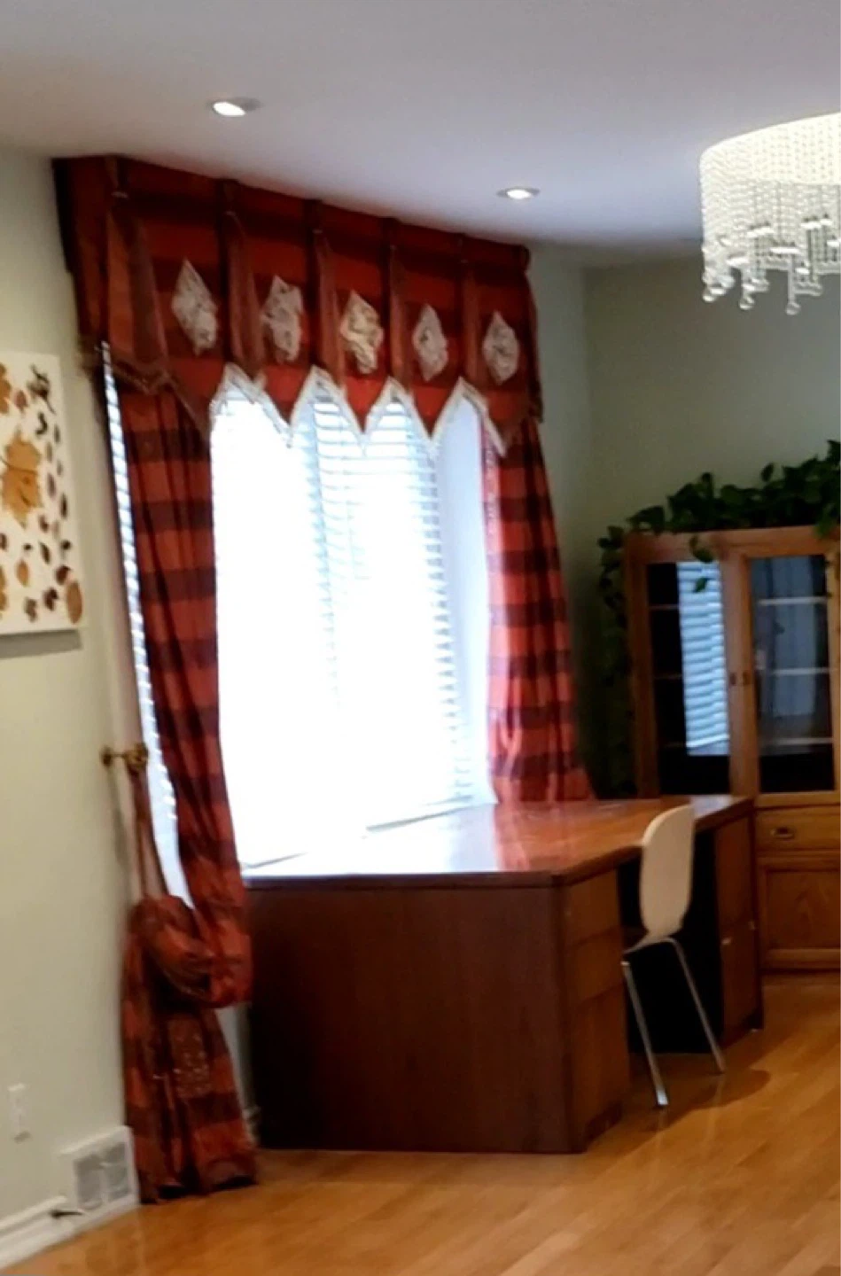Curtain Valance Set with Tassels