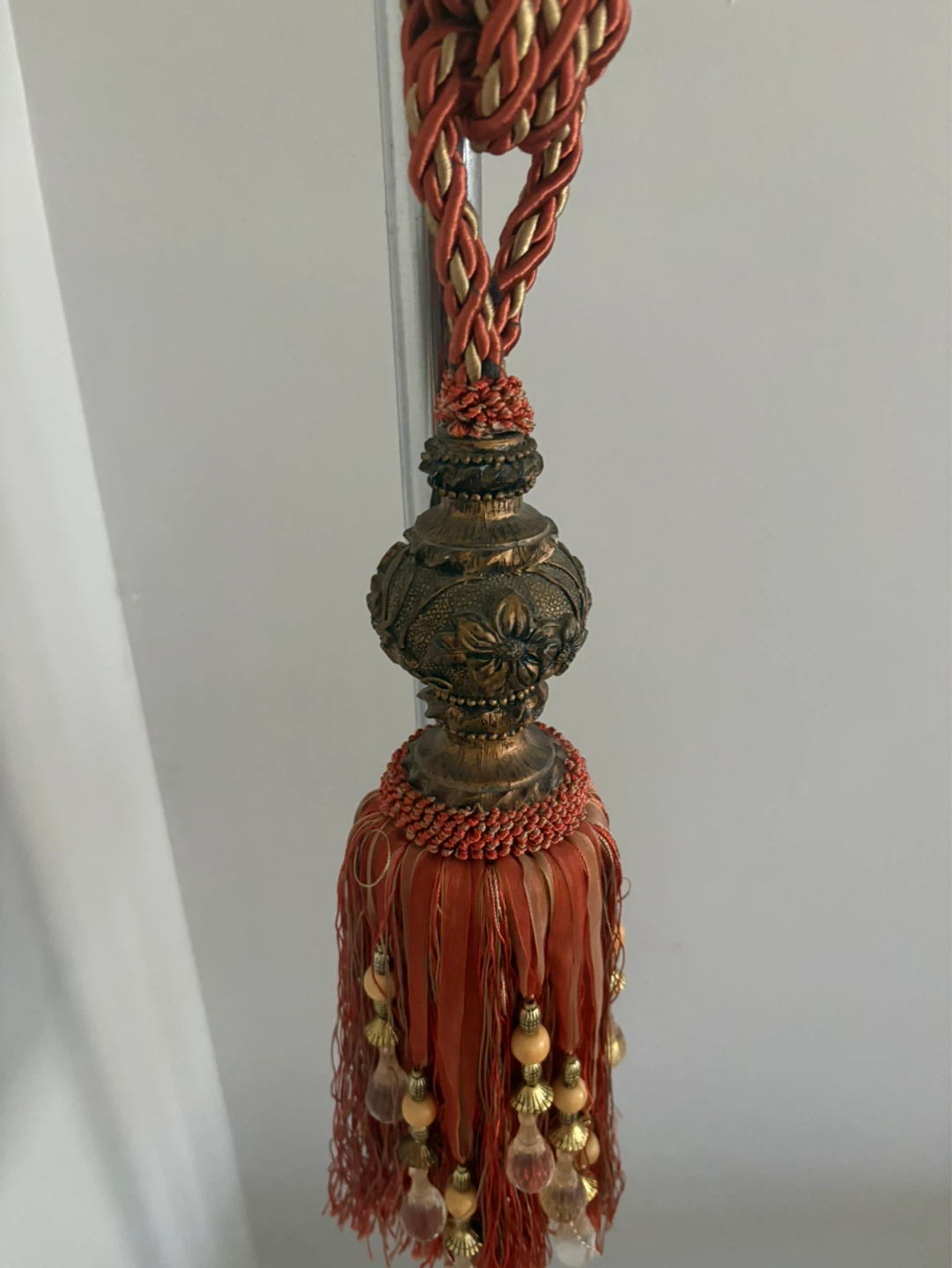 Curtain Valance Set with Tassels - photo 4