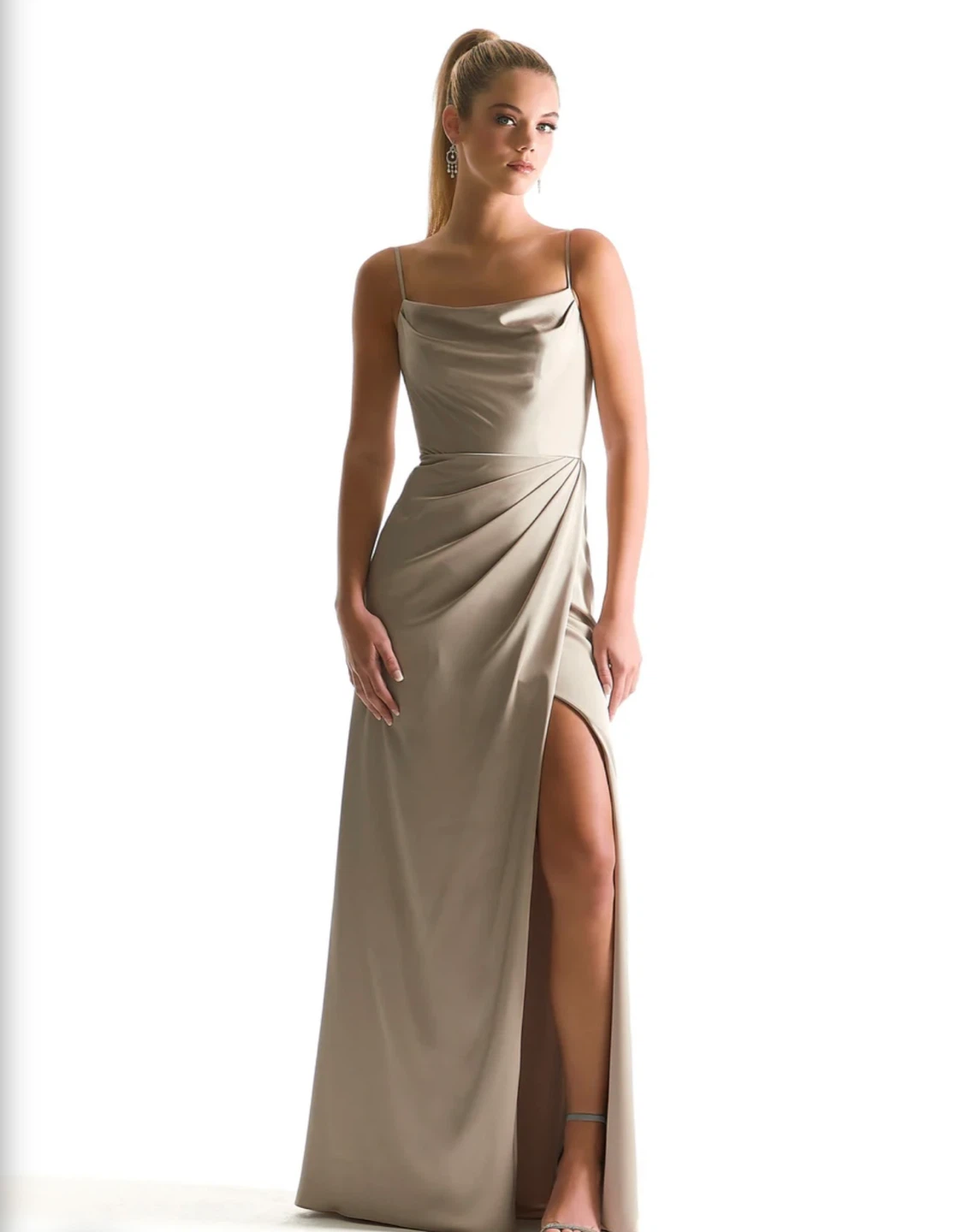 *Azazie one shoulder dress size 10 wisteria $70 LIKE NEW*