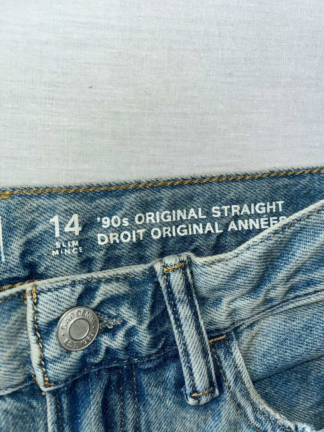 Gap Kids "90s Original Straight" Jeans - Size 14 - photo 4
