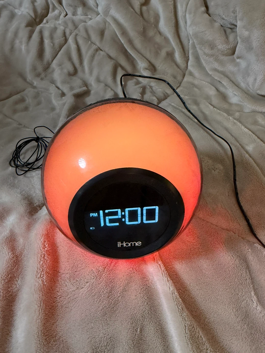 iHome Color Changing Alarm Clock Radio