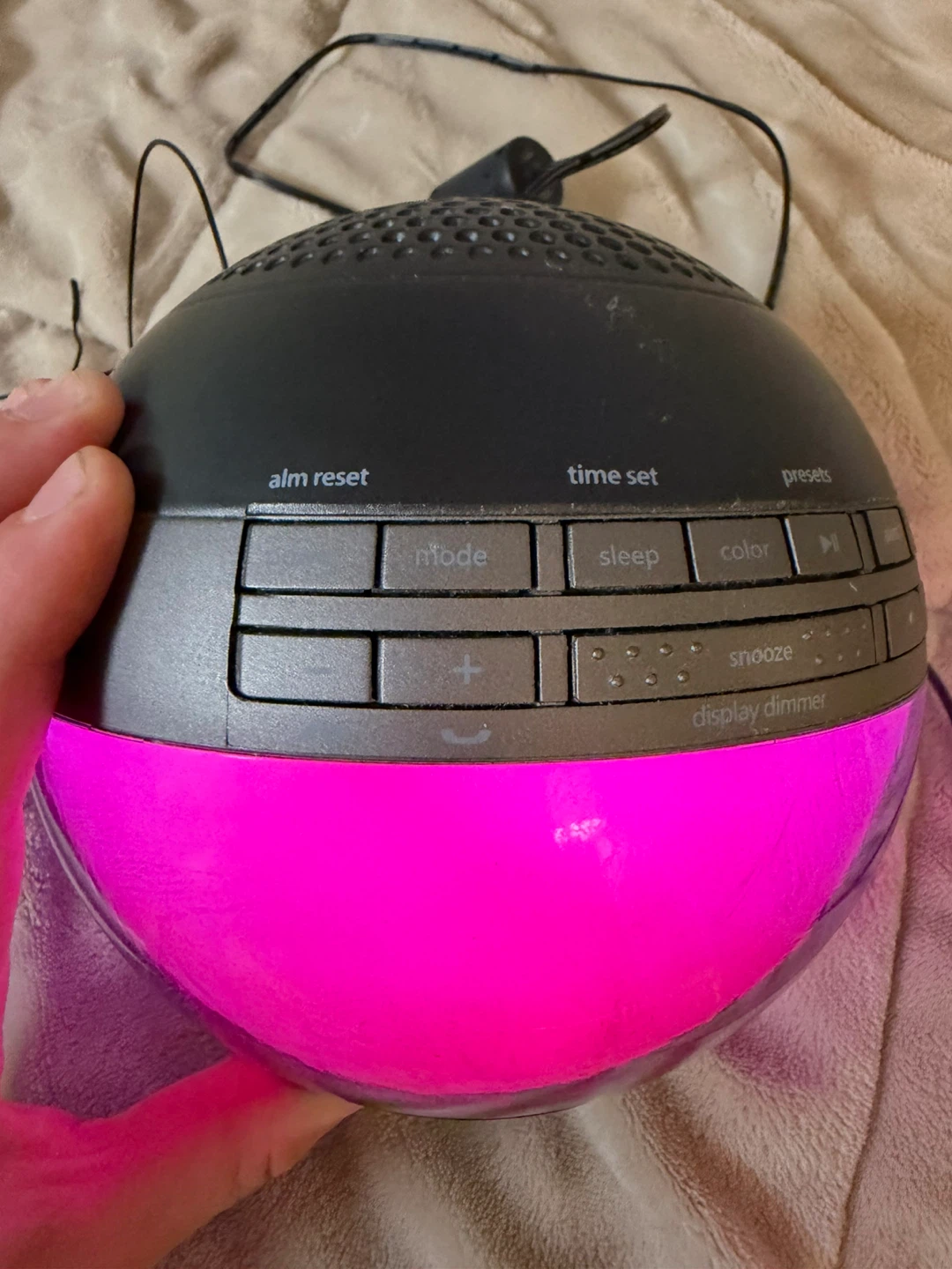 iHome Color Changing Alarm Clock Radio - photo 2