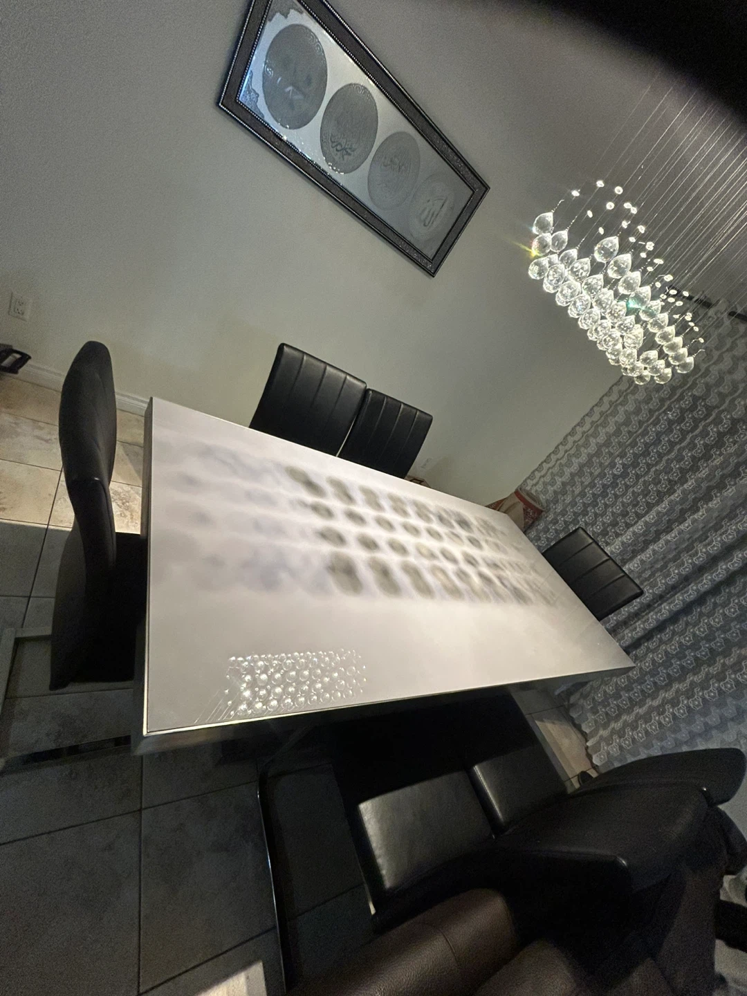 Modern Dining Table with Unique Pattern - photo 3