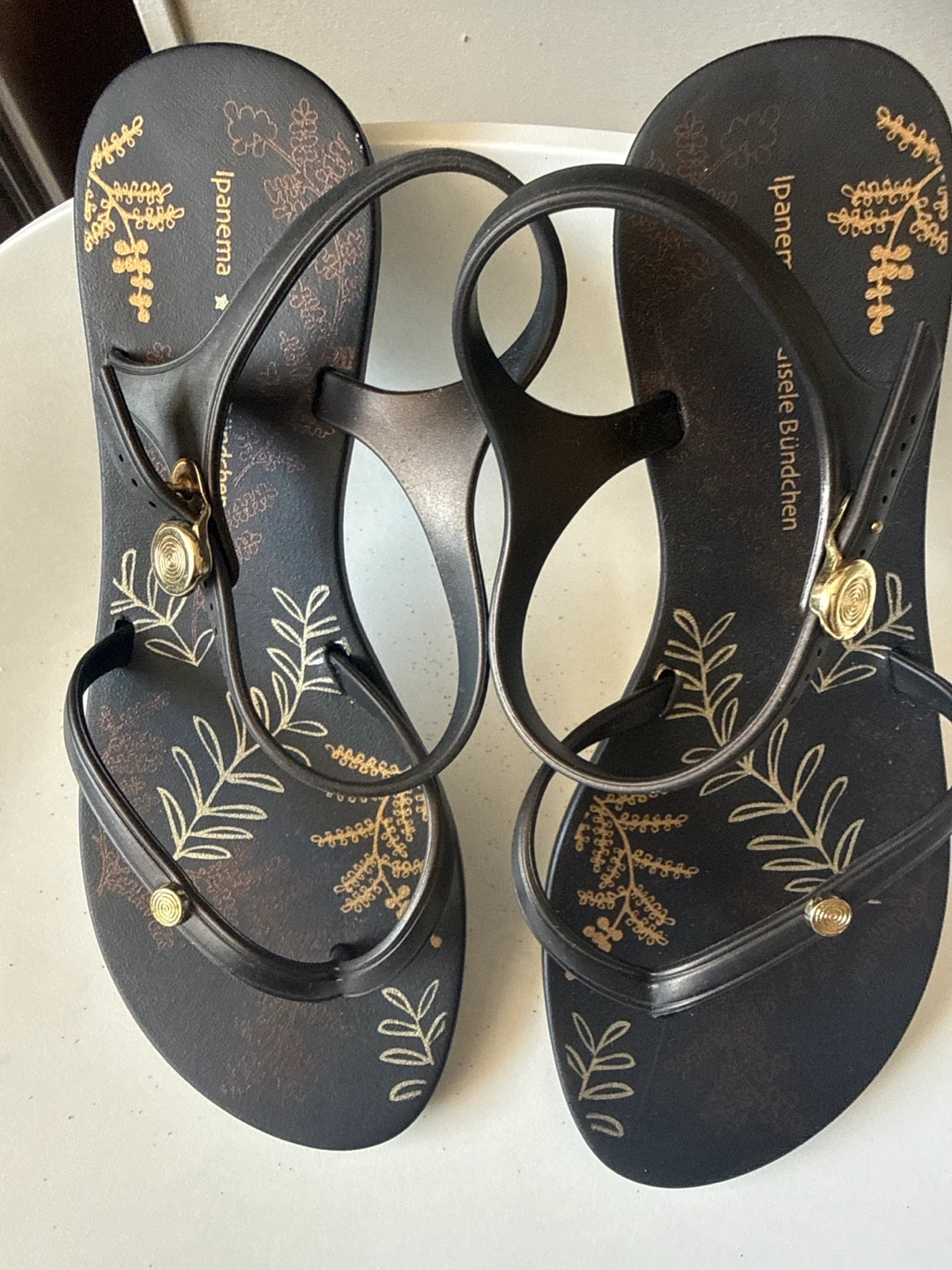 Ipanema Women's Black Thong Sandals Size 5 - photo 3