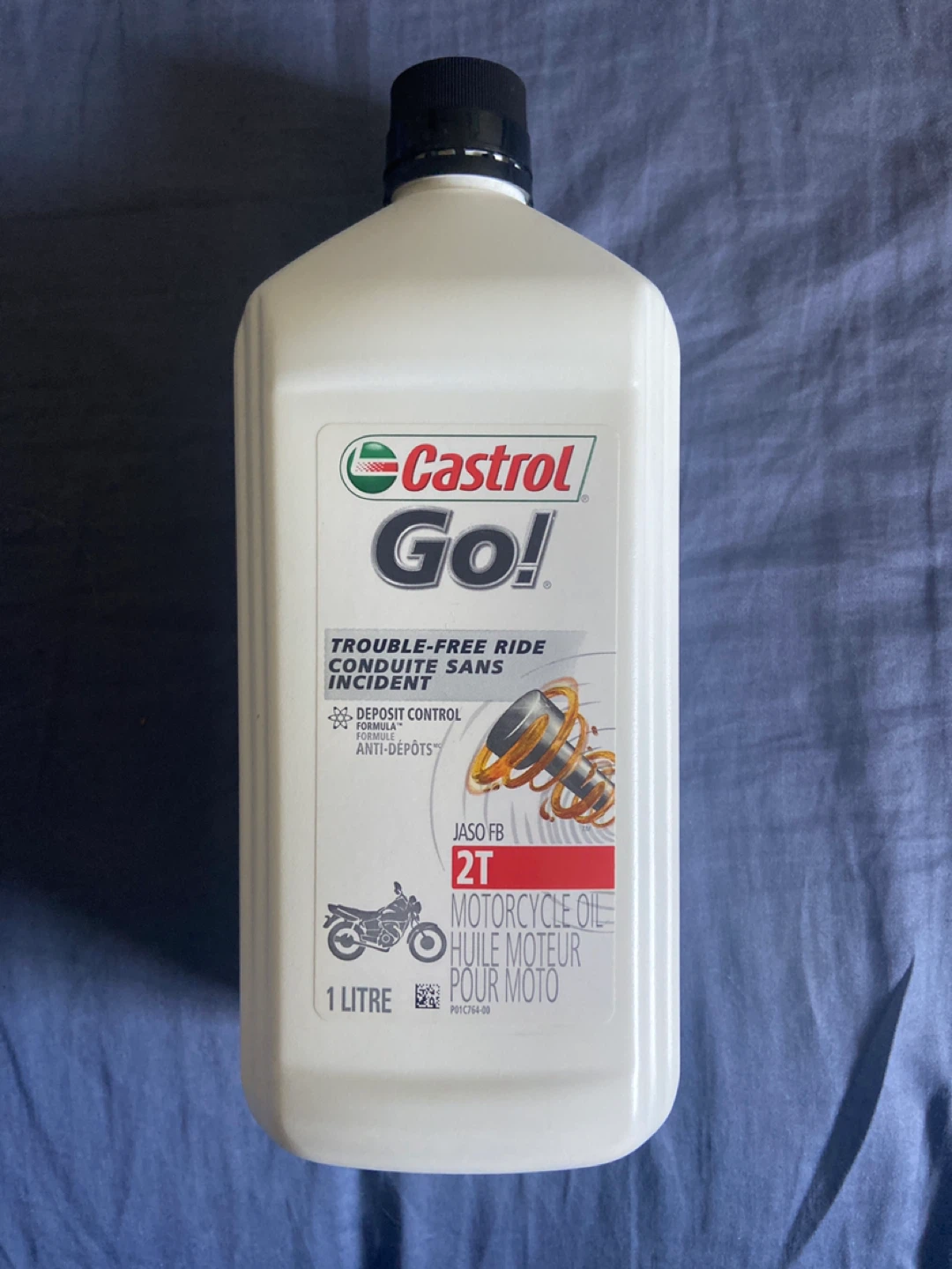 Castrol Go! 2T Motorcycle Oil - 1 Litre