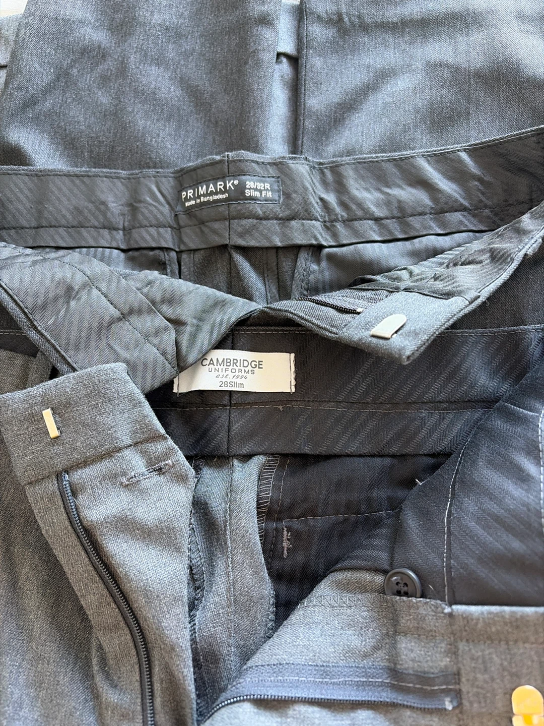 Grey uniform pants Size 28S