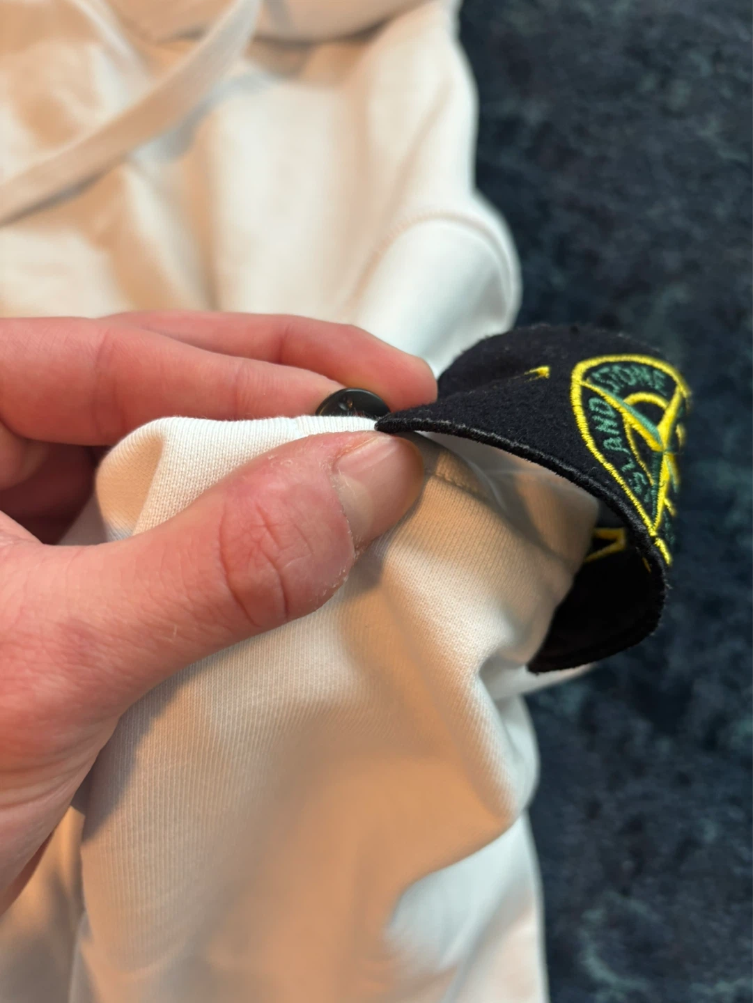 Stone Island White Hoodie - photo 5
