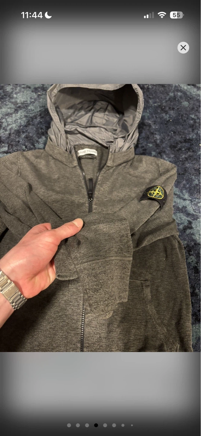Vintage zip-up Stone Island hidden hood - photo 5