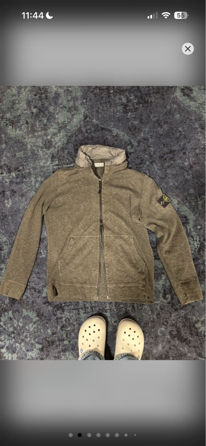 Vintage zip-up Stone Island hidden hood - photo 2