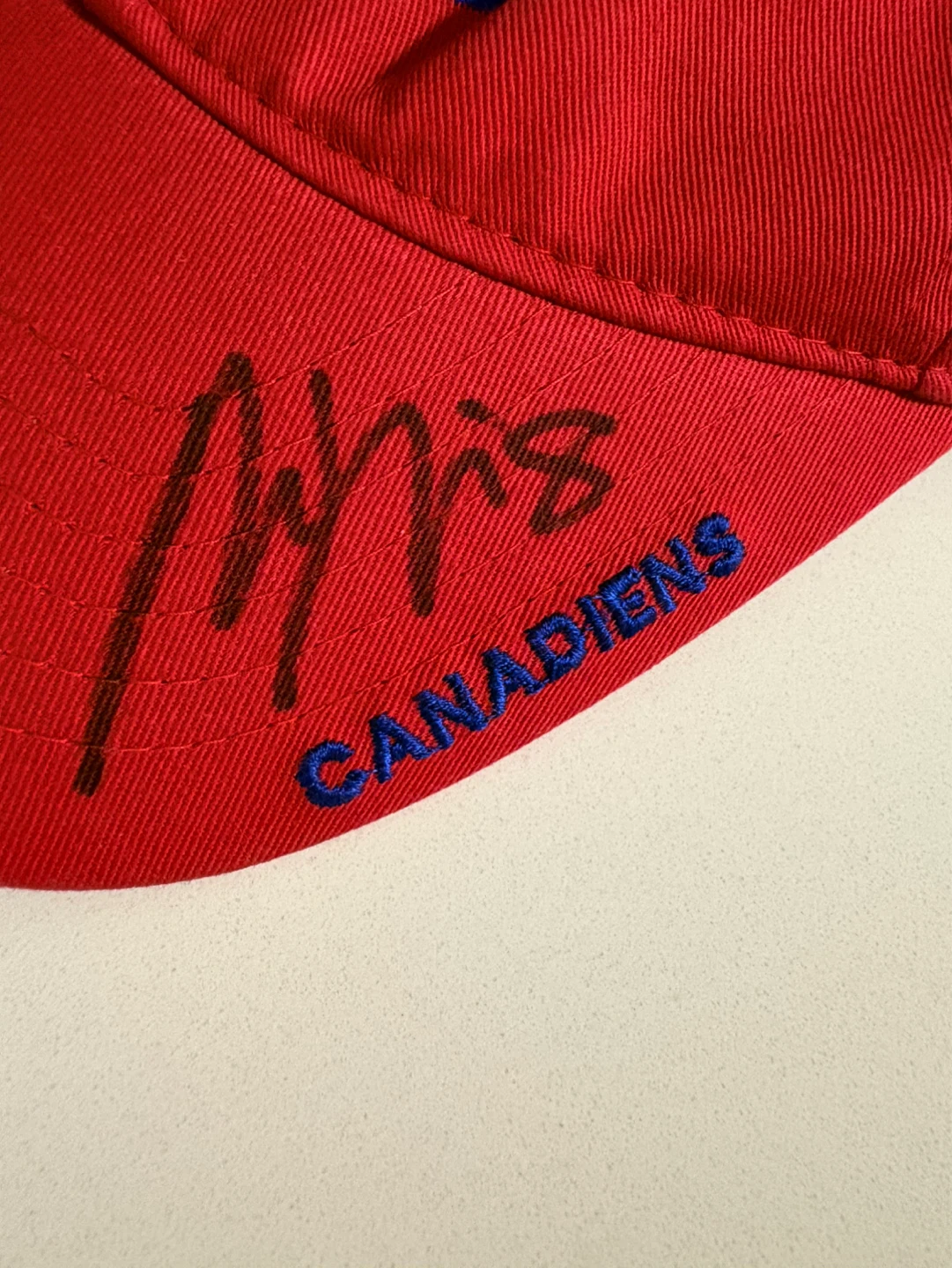 Casquette signer joueur hockey - photo 4