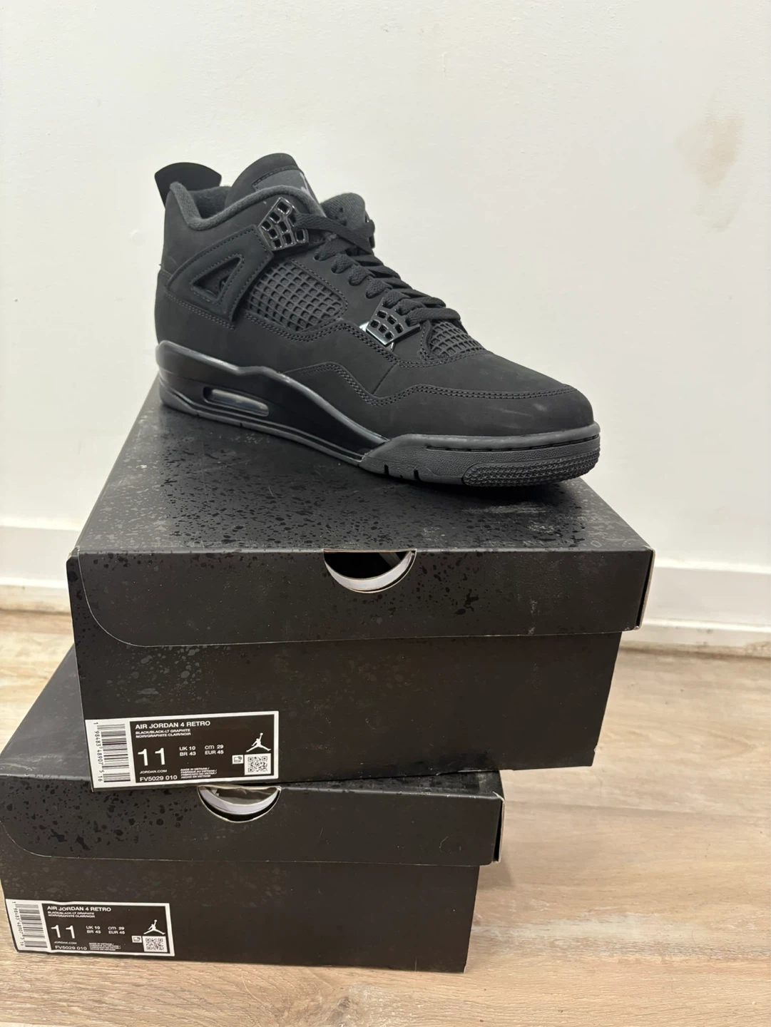 Air Jordan 4 Retro 'Black Cat' Size 11