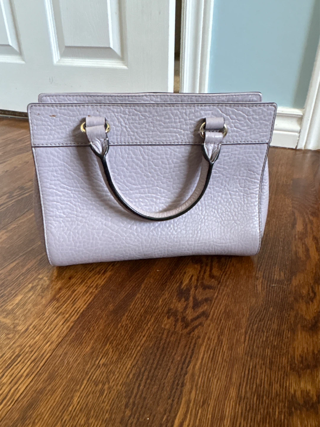 Kate Spade New York Lilac Perforated Leather Satchel Handbag - photo 2