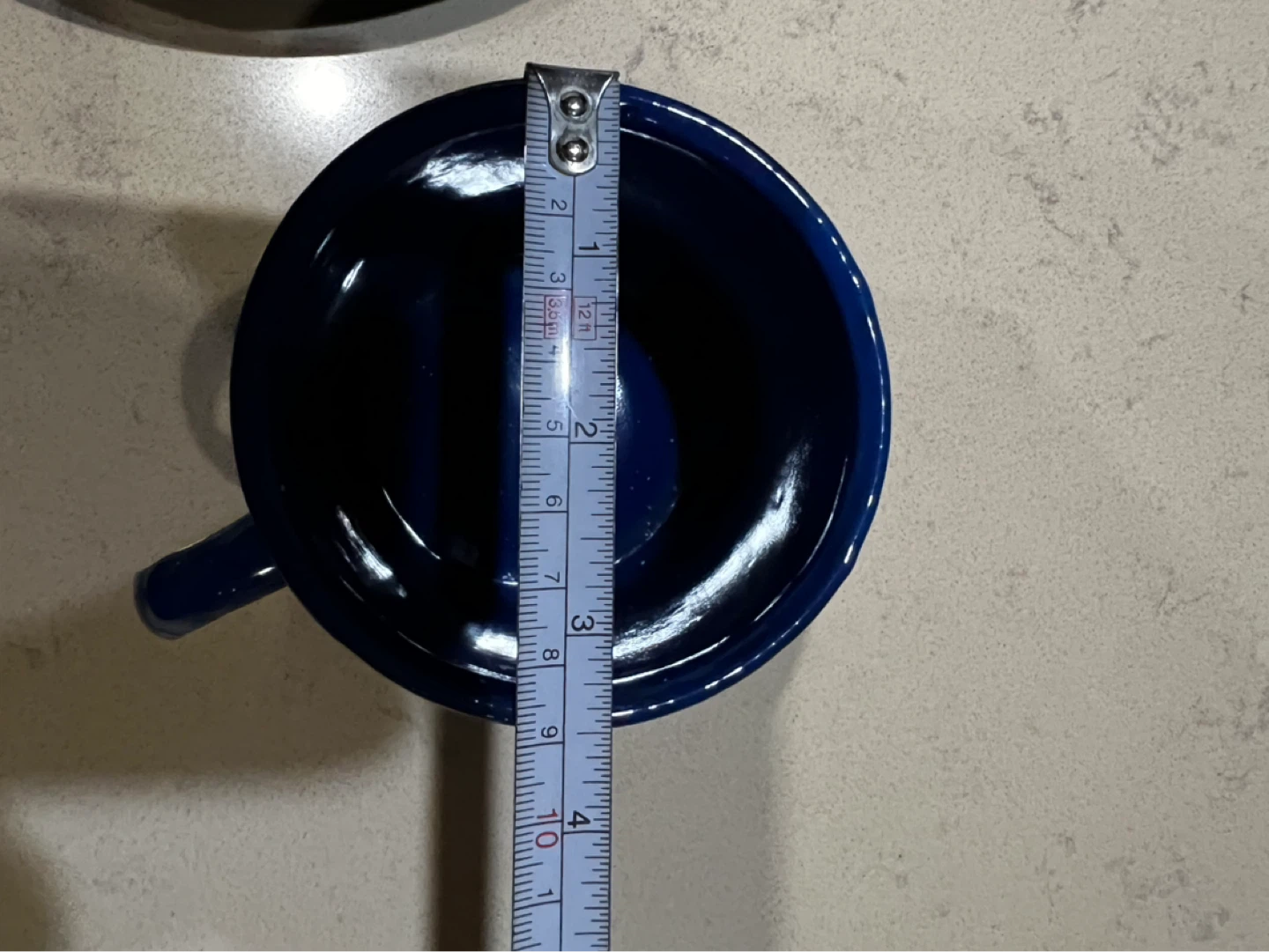 Blue Enamel Camp Mug and Plate Set - photo 3