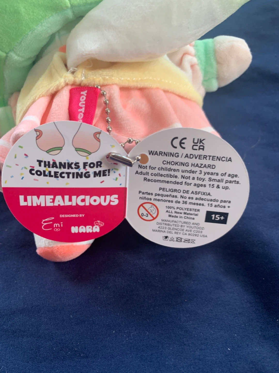 New Youtooz Limealicious Stuffed Plushie - photo 3