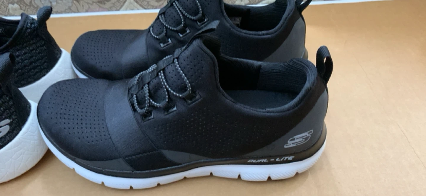 New , 30 $ each, Black Skechers & Puma Running Shoes - photo 3