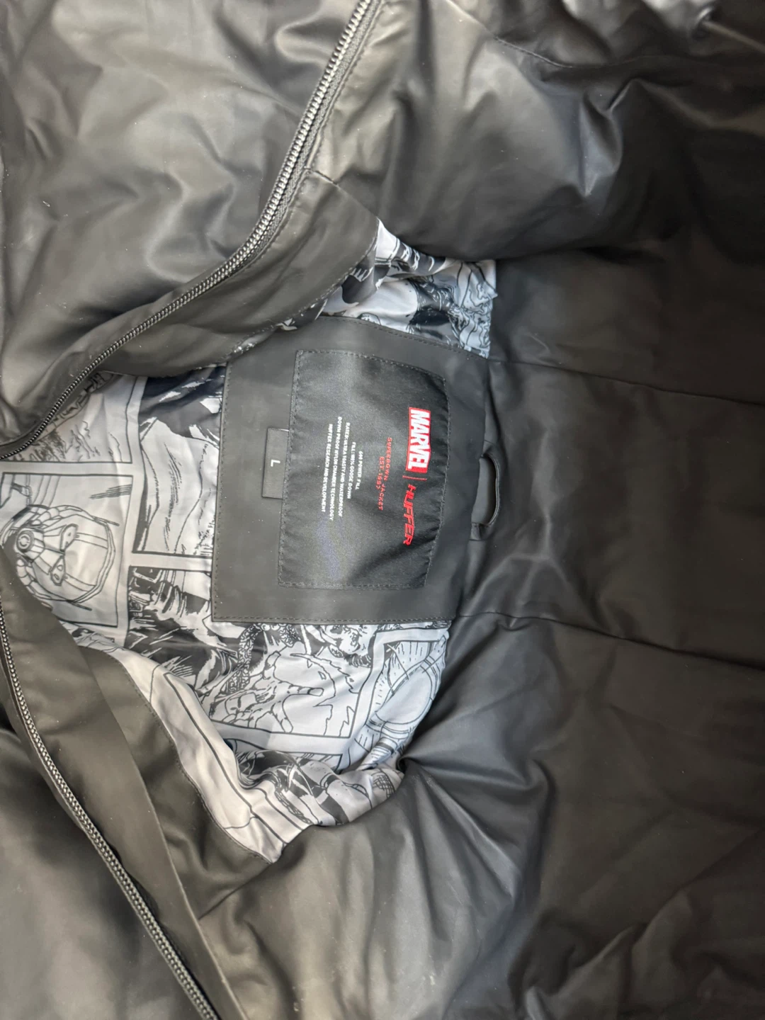 Limited Edition Marvel x Huffer Puffer Jacket Size L - photo 2