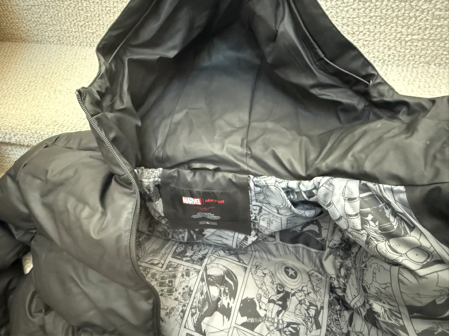 Limited Edition Marvel x Huffer Puffer Jacket Size L - photo 5
