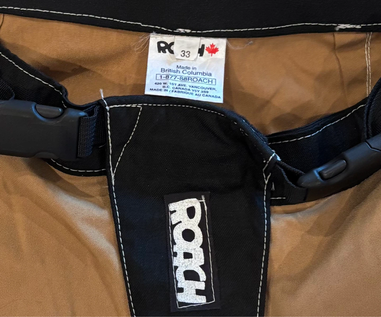 Vintage Roach Mountain Bike Shorts Size 33 (Fits 29-32) 90s MTB - photo 2