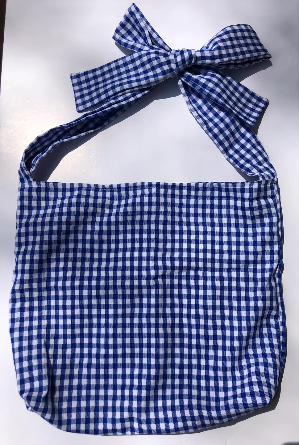 Gingham shoulder Bag with Bow Detail - photo 2