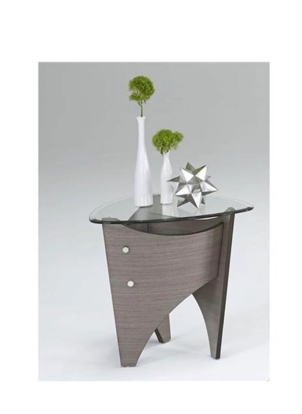 Glass Top Accent Table
