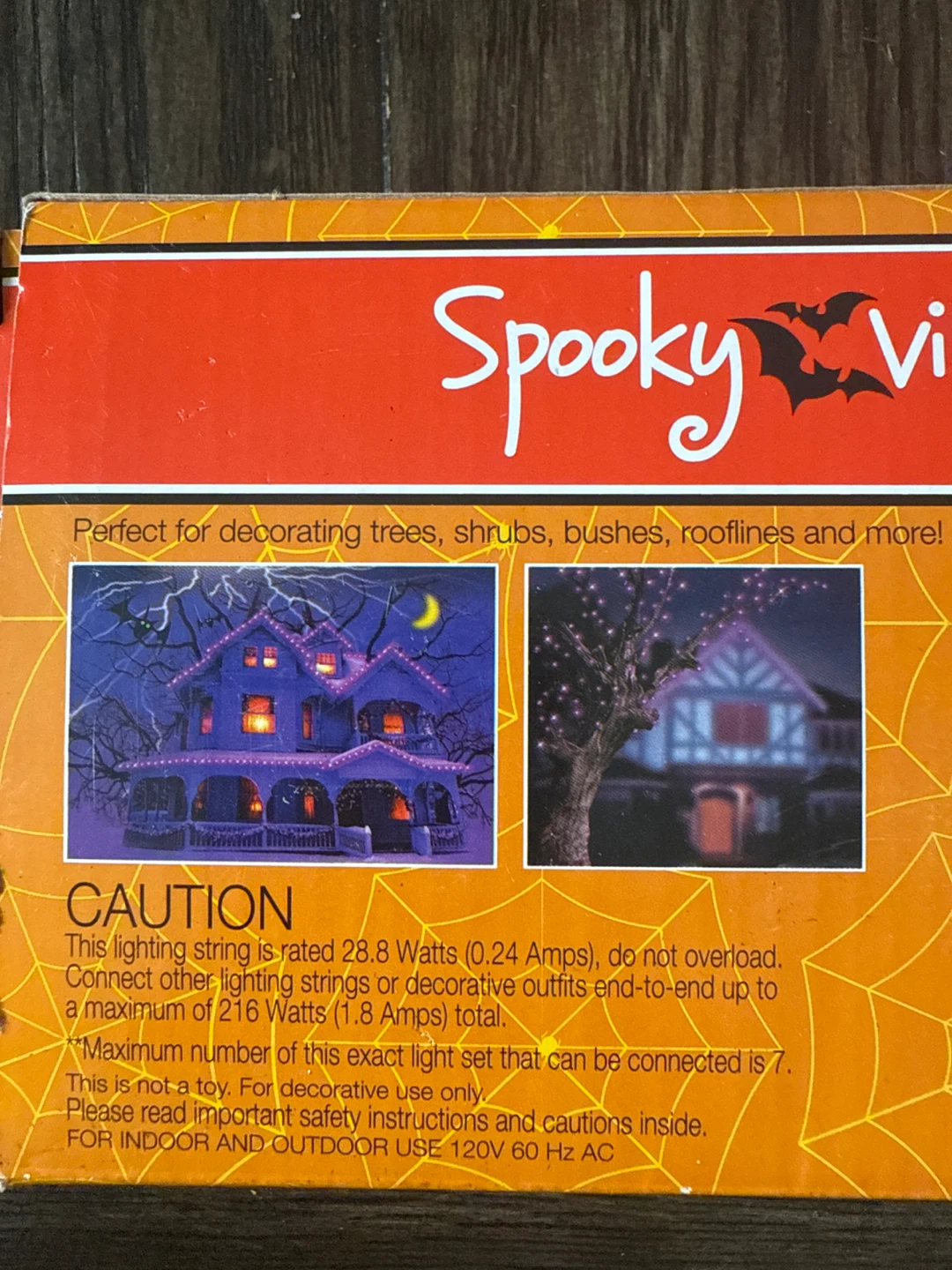 Spooky Village 70 Count Purple Halloween Lights - photo 2