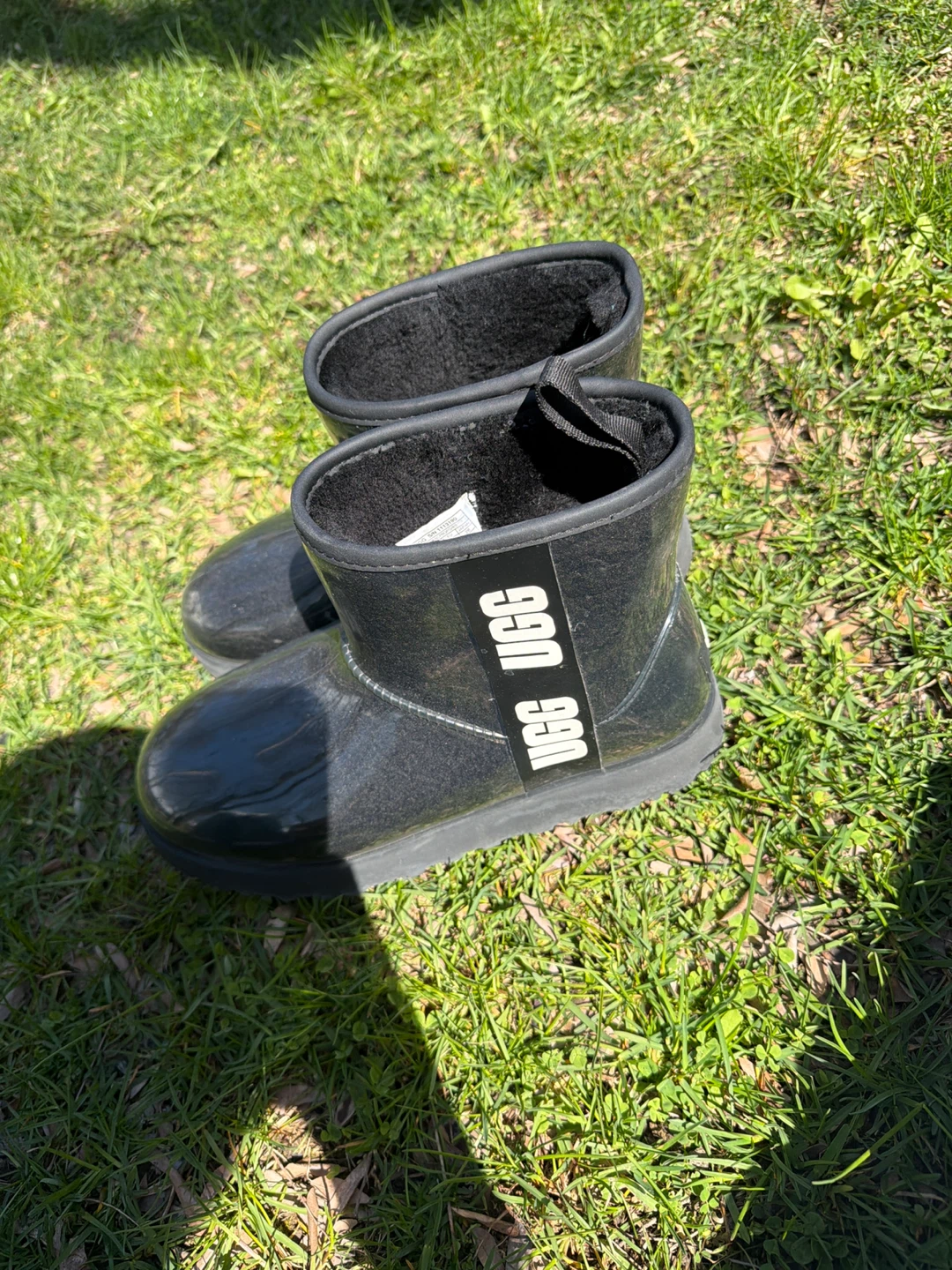 UGG Black Clear Rain Boots - photo 3