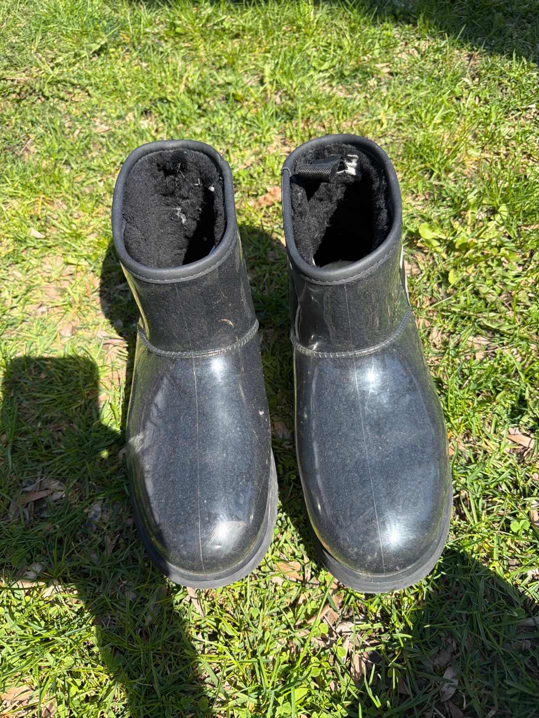 UGG Black Clear Rain Boots - photo 2