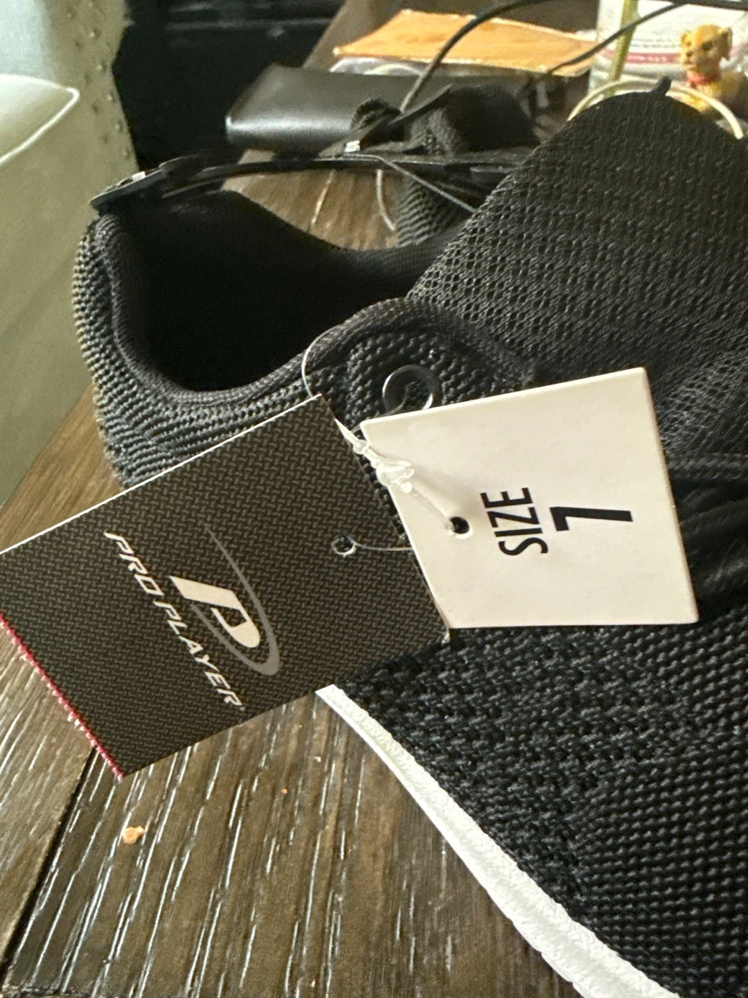 🌱Pro Player Black Running Shoes Size 7 - photo 2