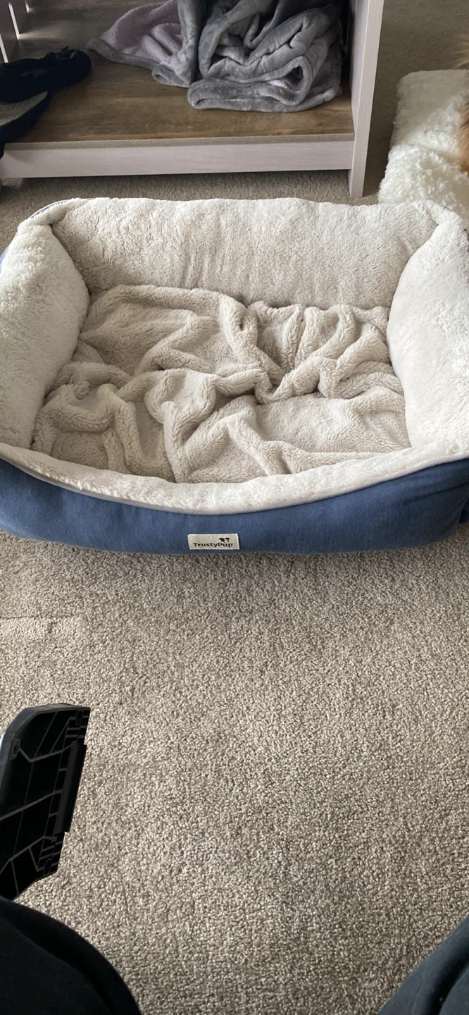 TrustyPup Blue Dog Bed