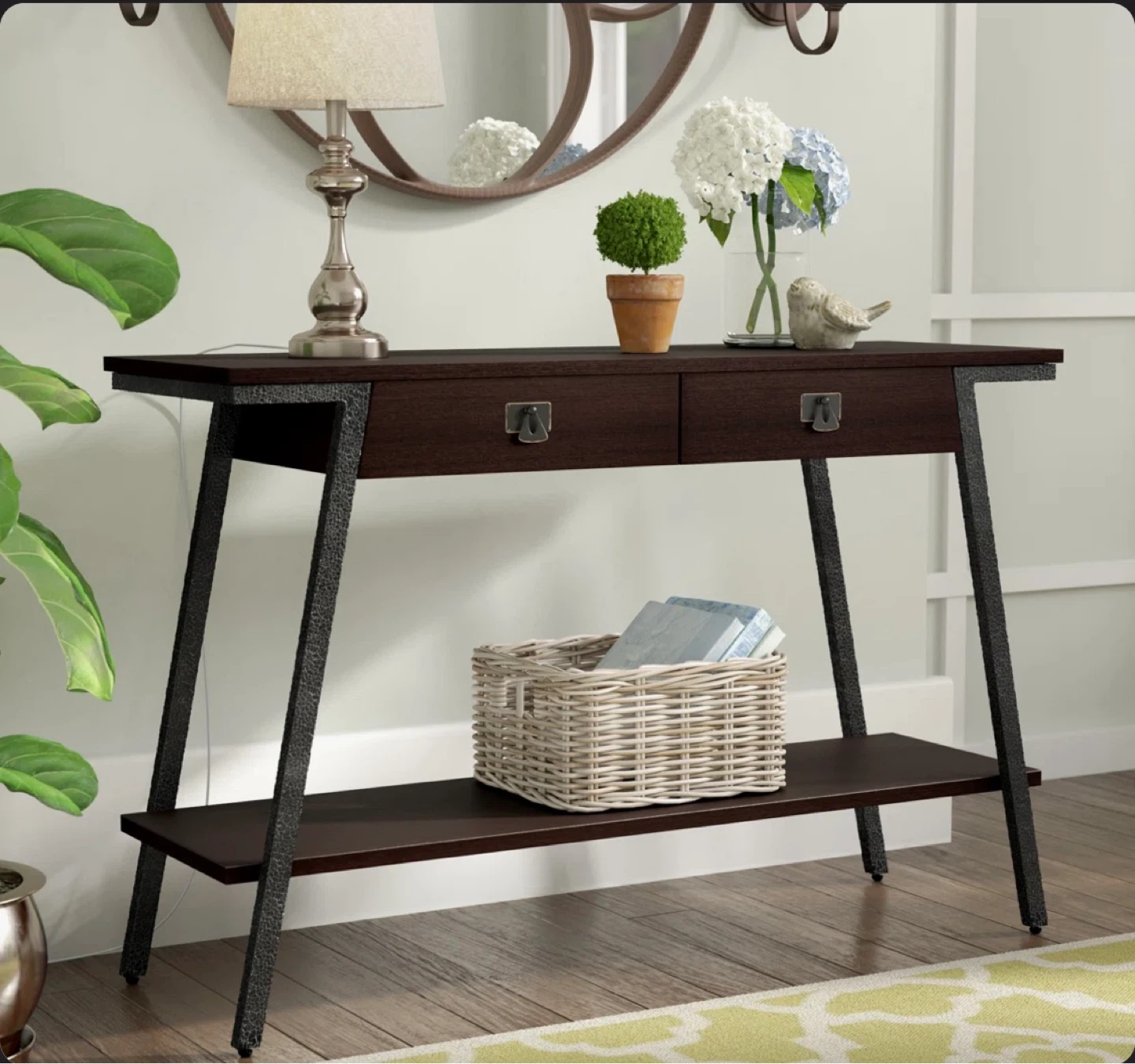 Console Table with Drawers