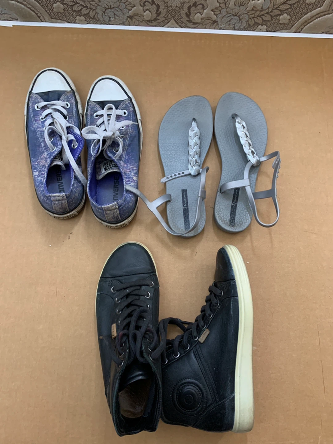 7$ each, Bundle: Converse, Ipanema & ECCO Shoes