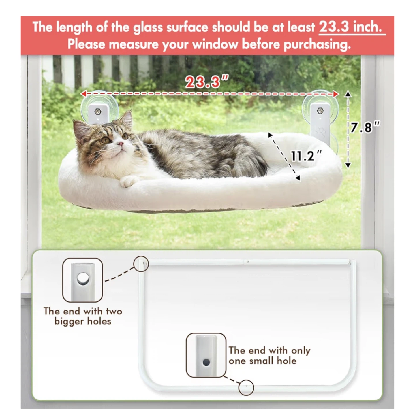 Cat Window Perch Hammock Bed - photo 2