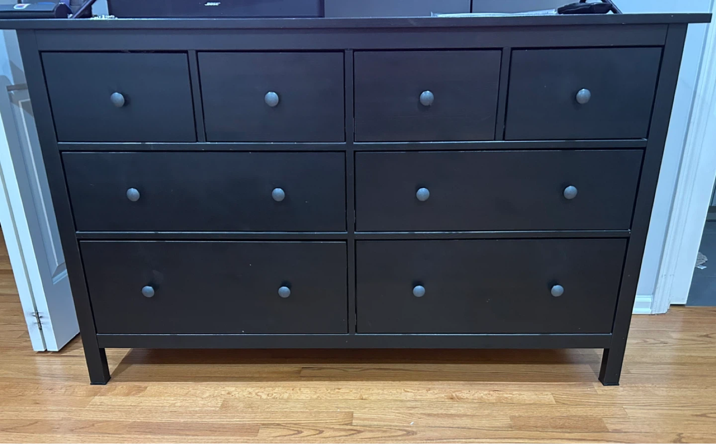 Black 8-Drawer Dresser