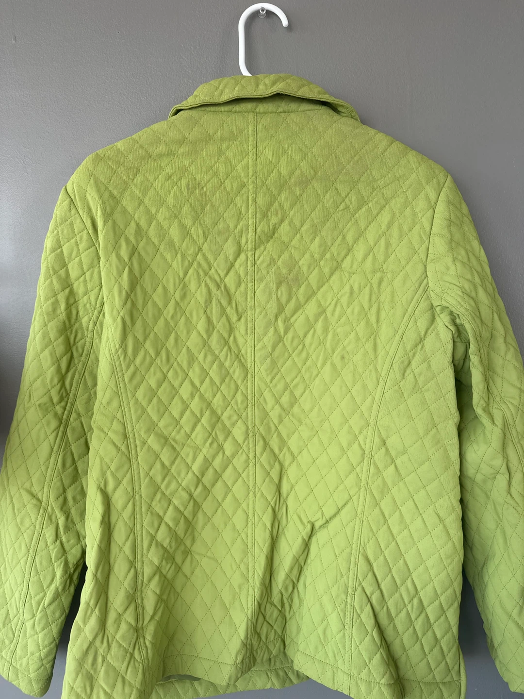 Quilted Jacket - Lime Green - photo 2