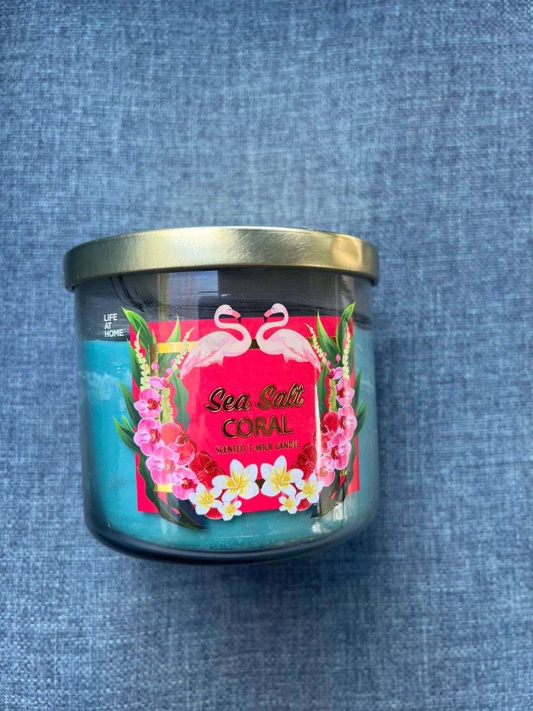 Bath & Body Works Sea Salt Coral 3-Wick Candle