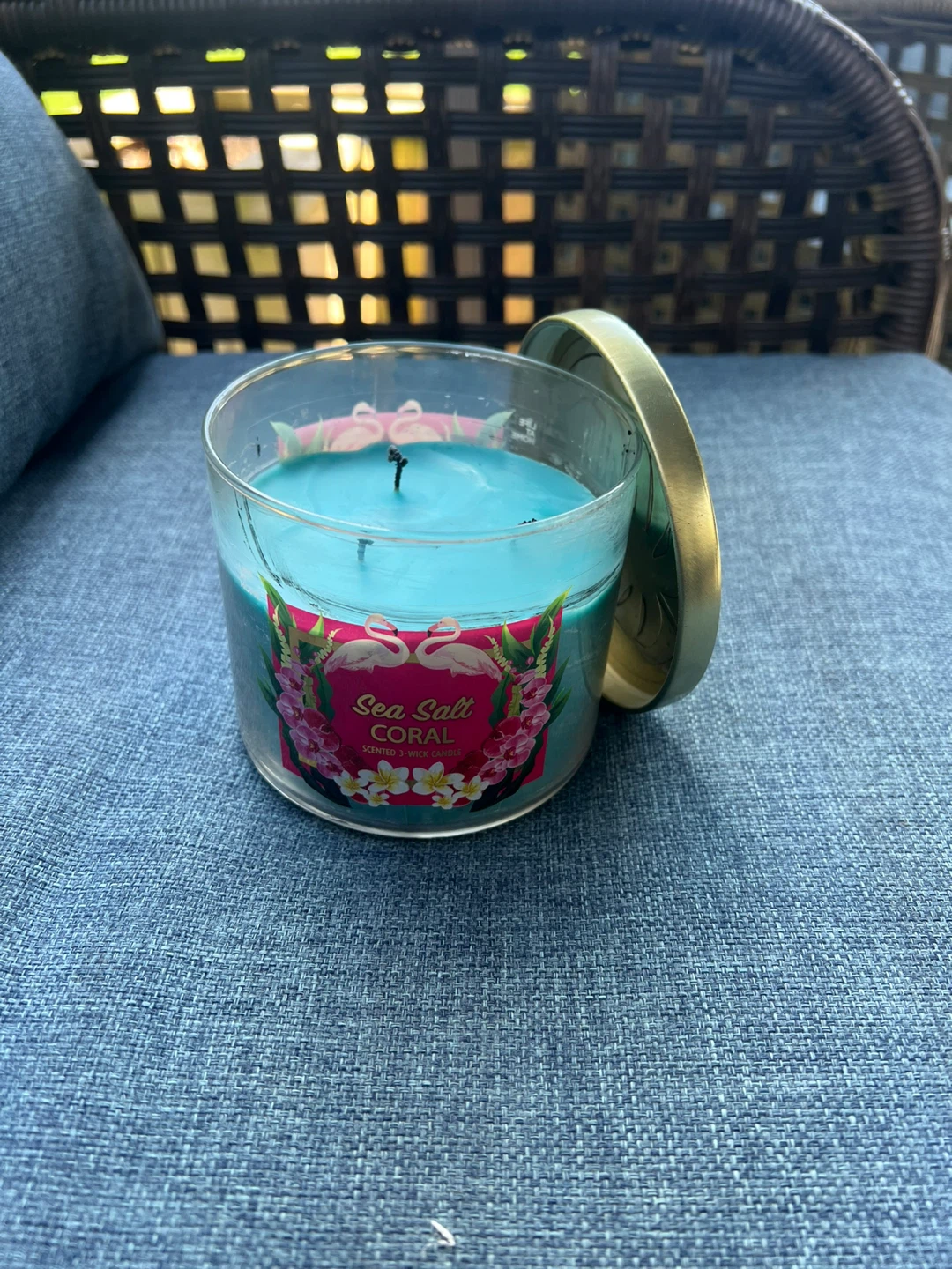 Bath & Body Works Sea Salt Coral 3-Wick Candle - photo 4