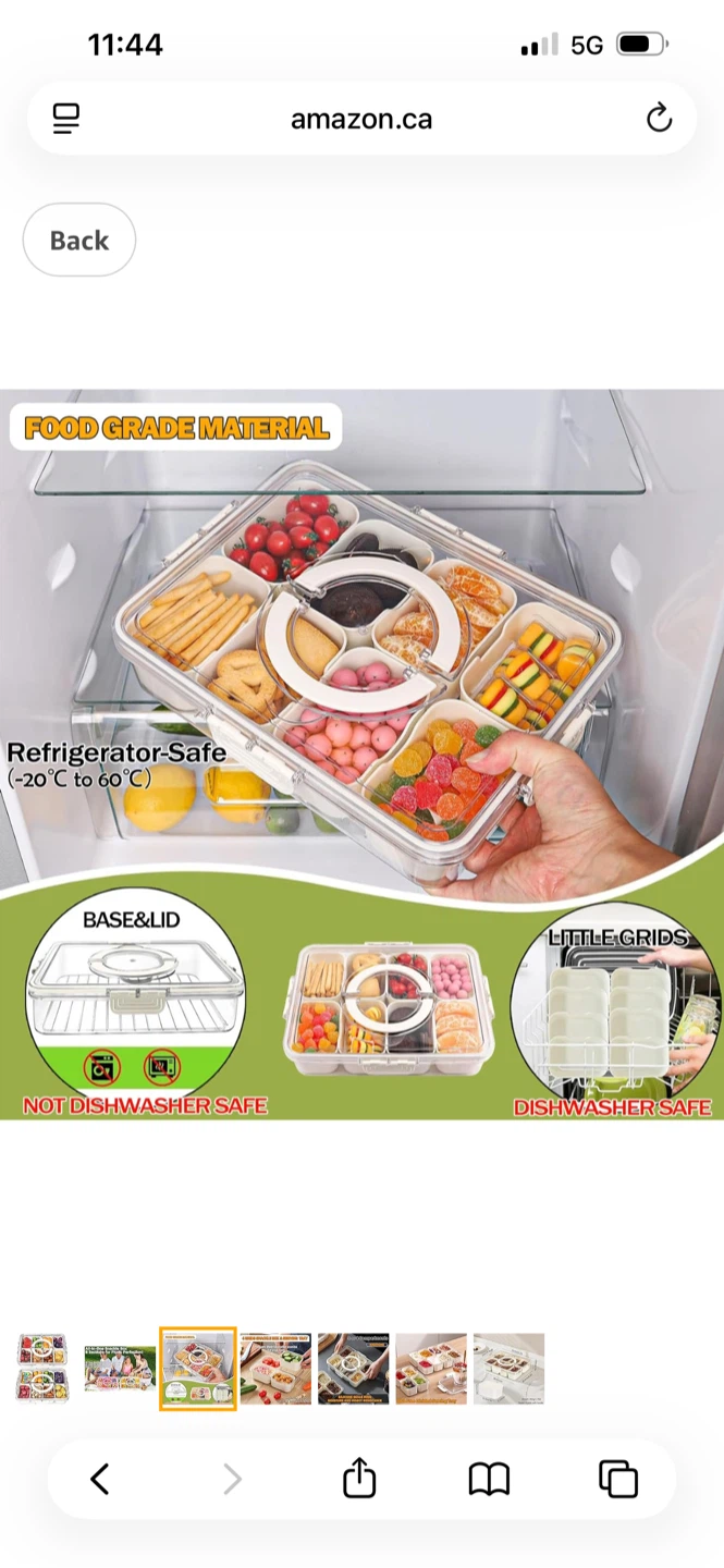 8-Compartment Snack Organizer and Serving Tray - photo 4