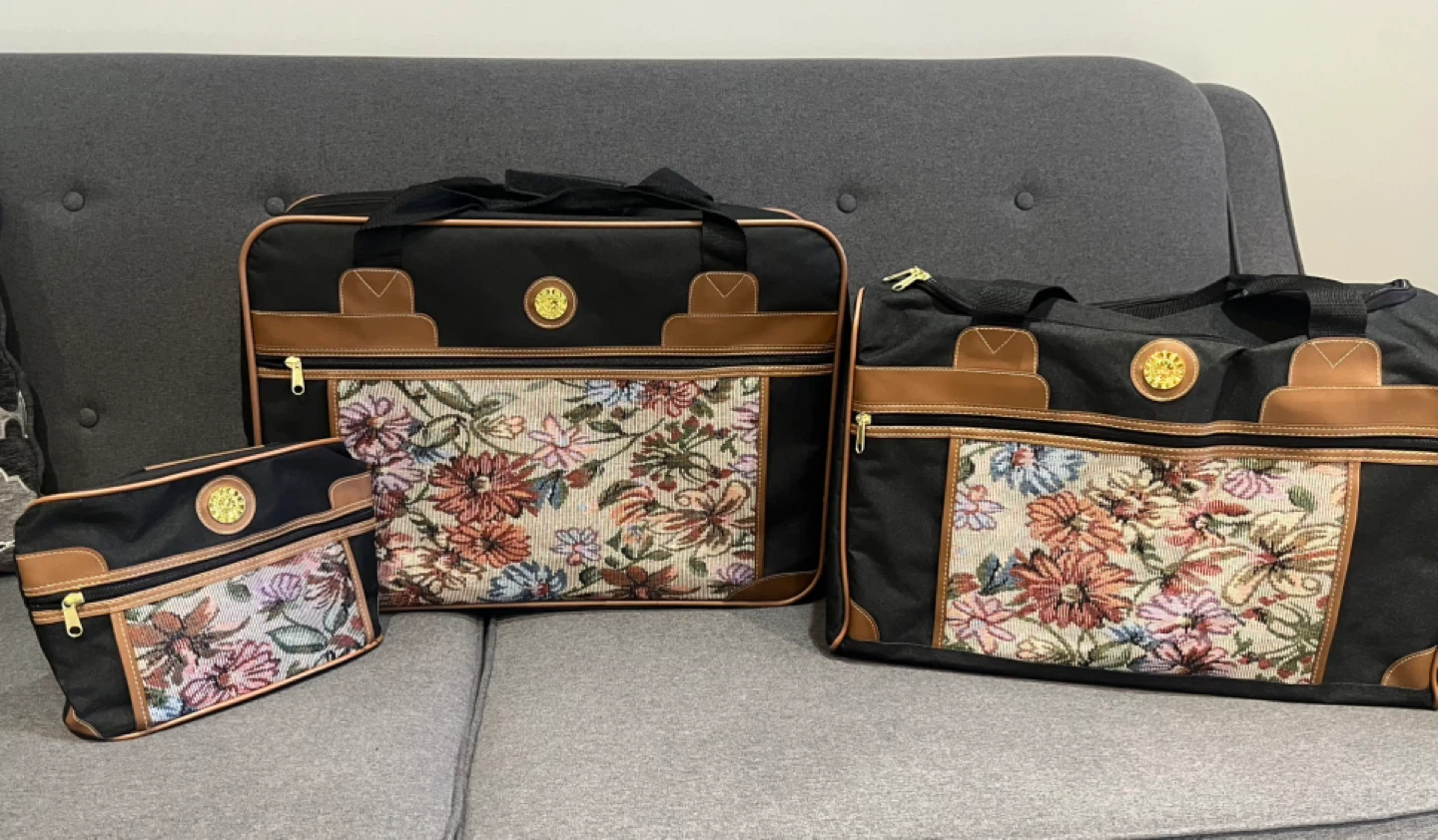 Vintage Floral Luggage Set - 3 Piece - photo 4